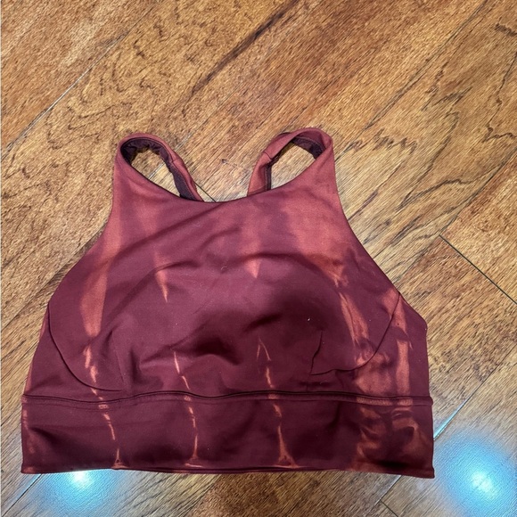 lululemon athletica Tops - Lululemon Sz 12 Wunder Train Longline Bra Medium Support C/D Cup